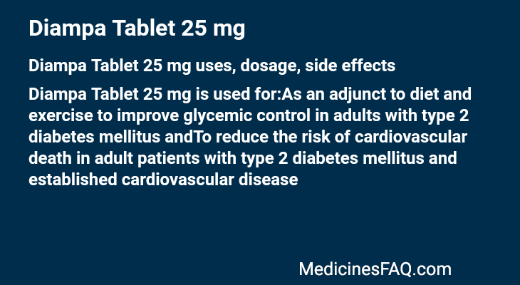 Diampa Tablet 25 mg