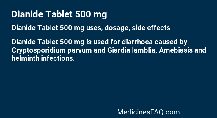Dianide Tablet 500 mg
