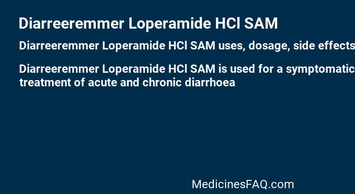 Diarreeremmer Loperamide HCl SAM