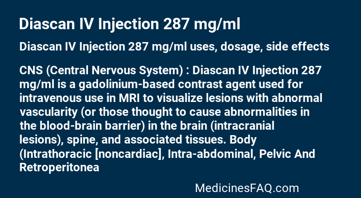 Diascan IV Injection 287 mg/ml