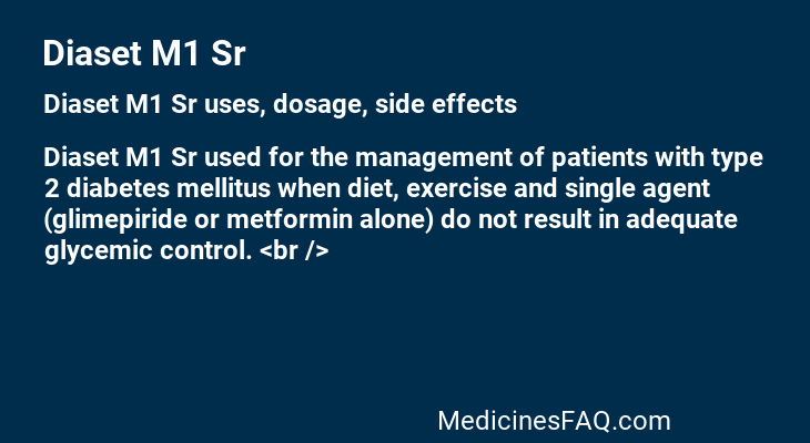 Diaset M1 Sr