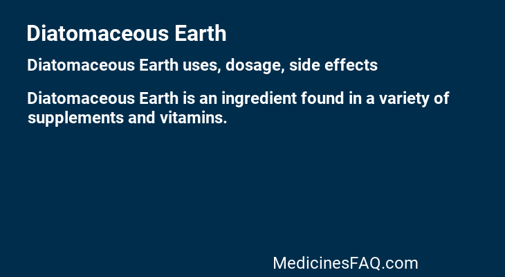 Diatomaceous Earth