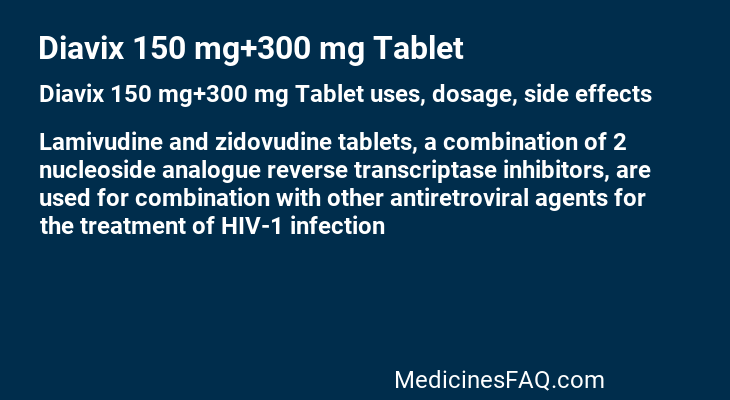 Diavix 150 mg+300 mg Tablet