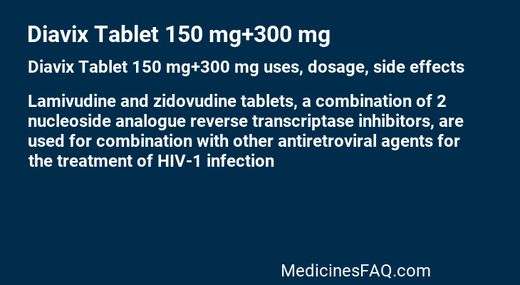 Diavix Tablet 150 mg+300 mg