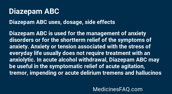 Diazepam ABC