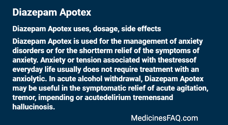 Diazepam Apotex