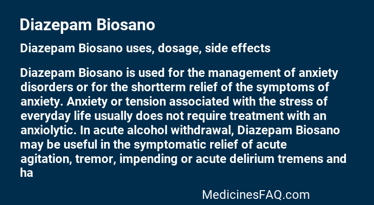 Diazepam Biosano