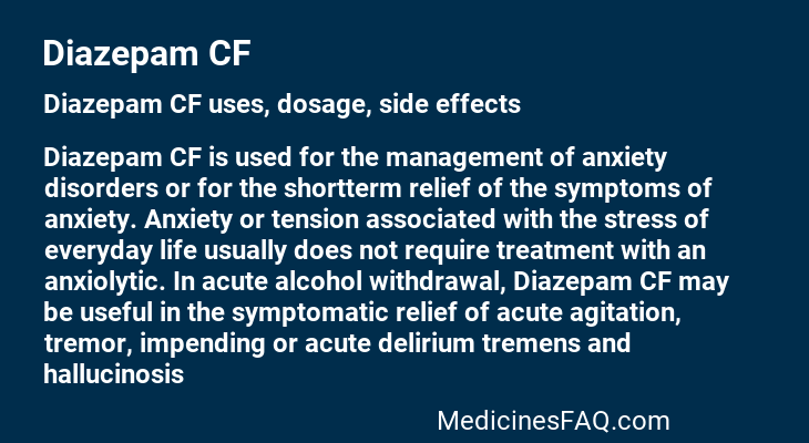 Diazepam CF