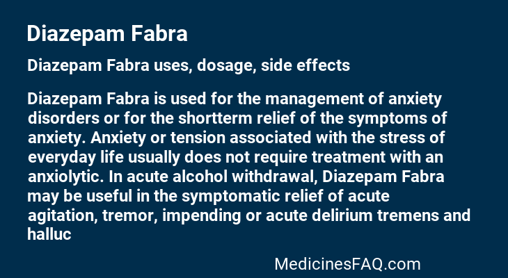 Diazepam Fabra