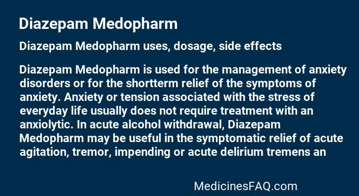 Diazepam Medopharm