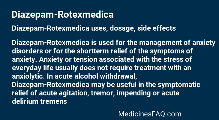 Diazepam-Rotexmedica