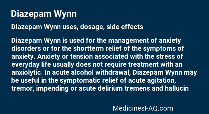 Diazepam Wynn