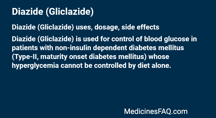 Diazide (Gliclazide)