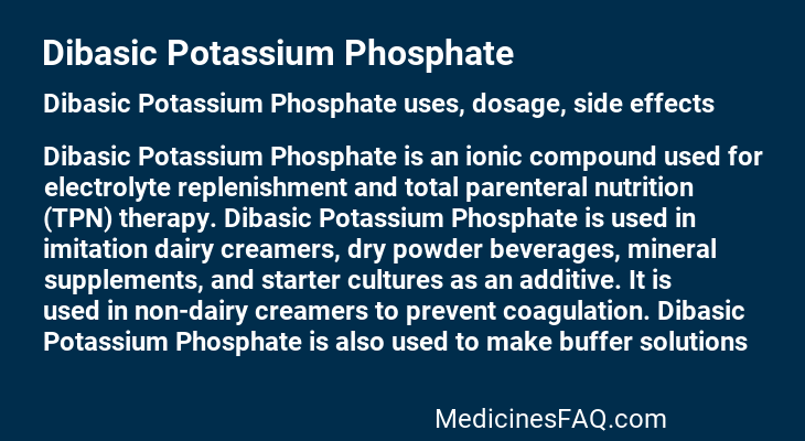 Dibasic Potassium Phosphate