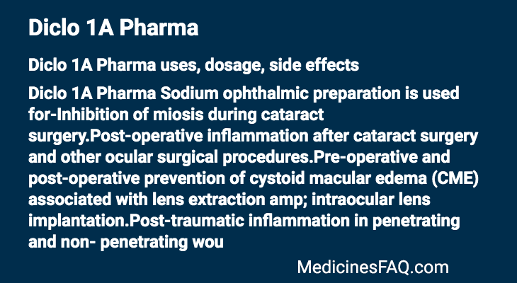 Diclo 1A Pharma