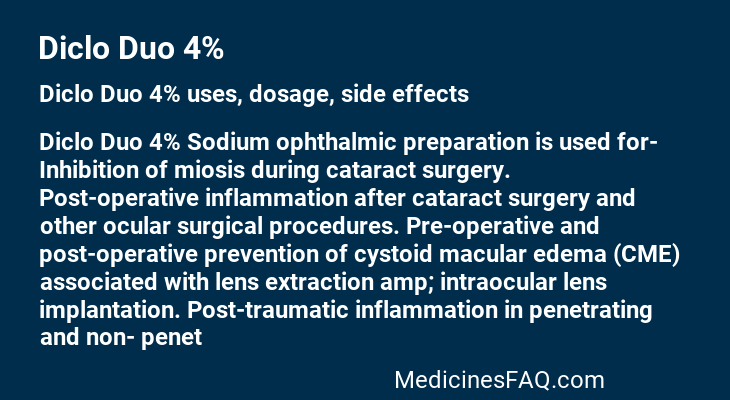 Diclo Duo 4%