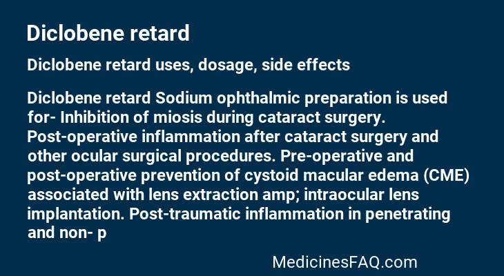 Diclobene retard