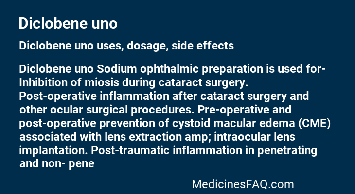 Diclobene uno