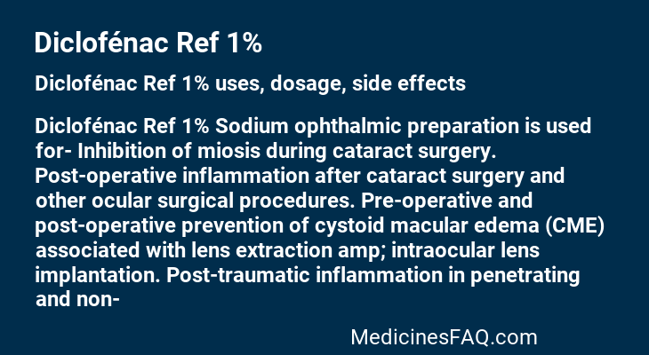 Diclofénac Ref 1%