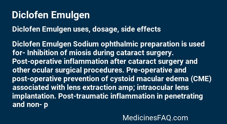 Diclofen Emulgen