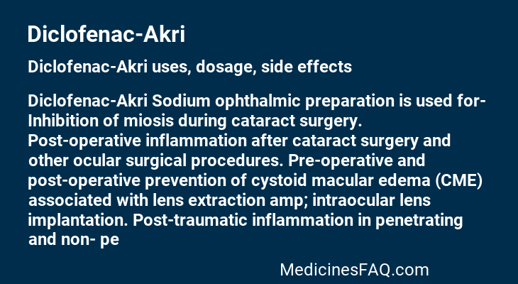 Diclofenac-Akri