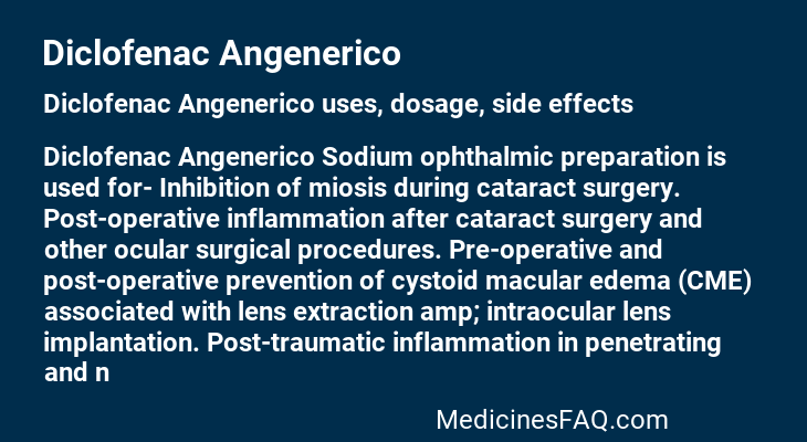 Diclofenac Angenerico