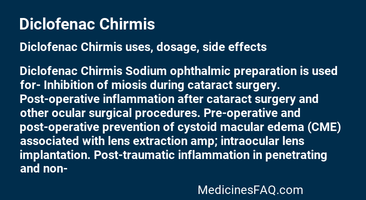 Diclofenac Chirmis