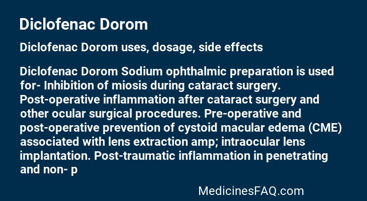 Diclofenac Dorom