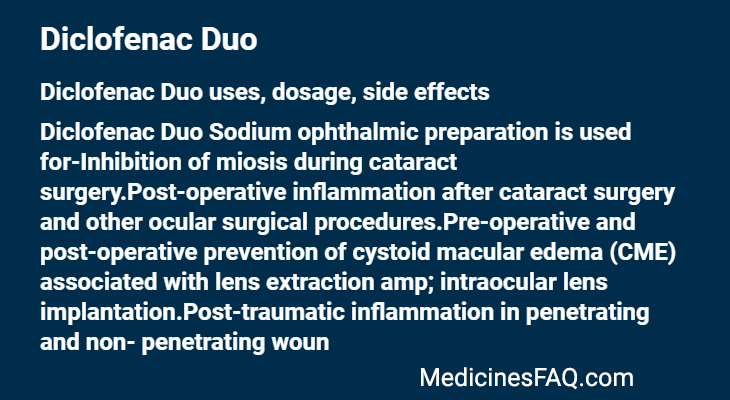 Diclofenac Duo