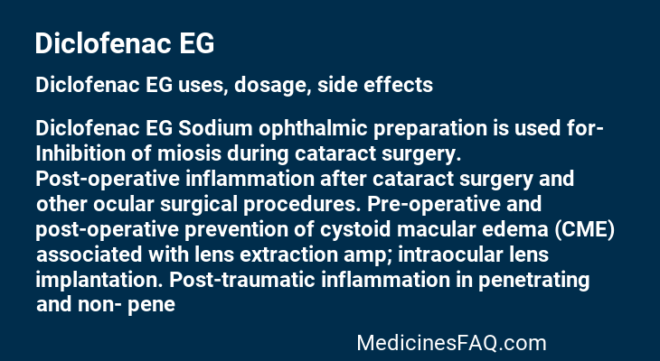 Diclofenac EG