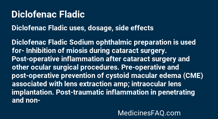 Diclofenac Fladic