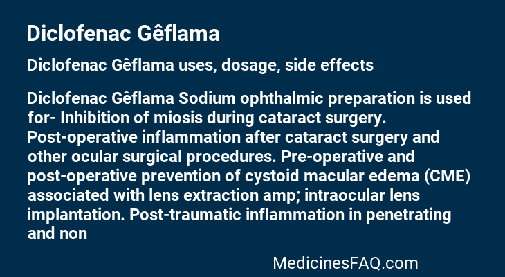 Diclofenac Gêflama