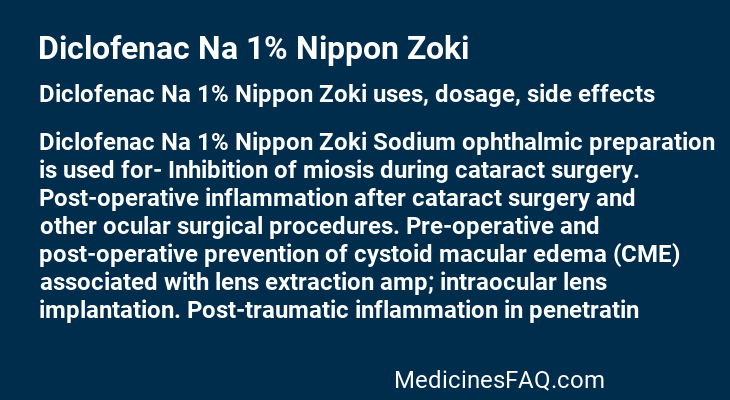 Diclofenac Na 1% Nippon Zoki