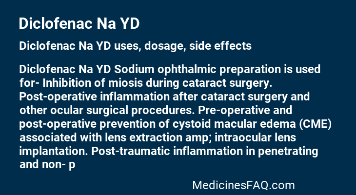 Diclofenac Na YD