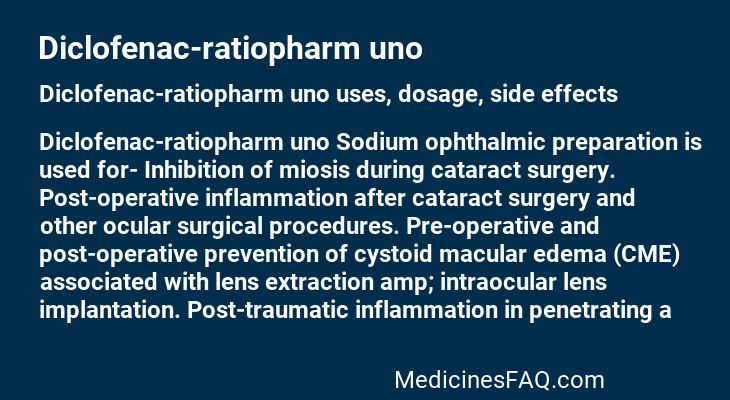 Diclofenac-ratiopharm uno