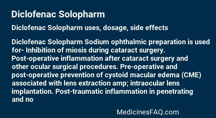 Diclofenac Solopharm