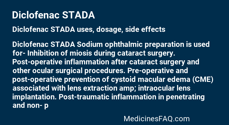 Diclofenac STADA