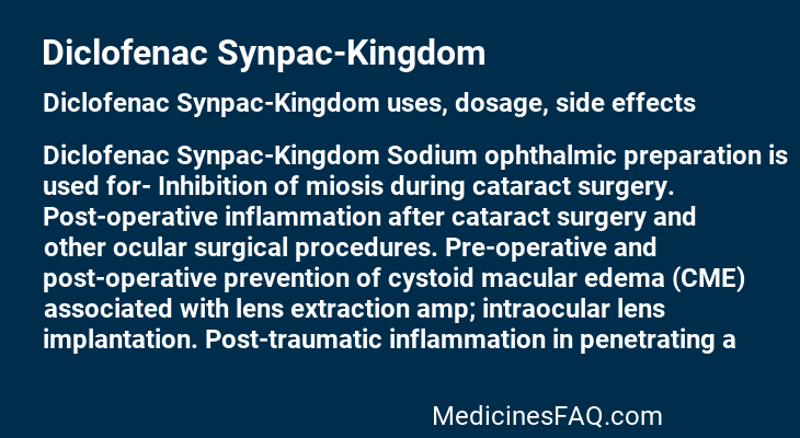 Diclofenac Synpac-Kingdom