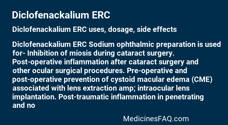 Diclofenackalium ERC