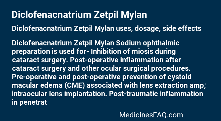 Diclofenacnatrium Zetpil Mylan