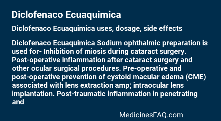 Diclofenaco Ecuaquimica