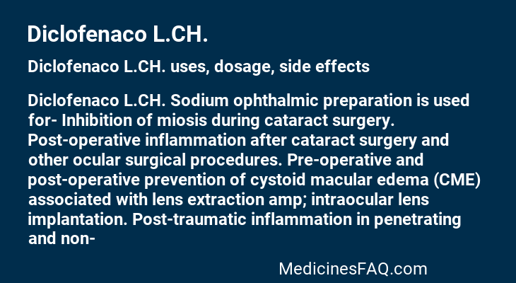 Diclofenaco L.CH.