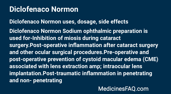 Diclofenaco Normon