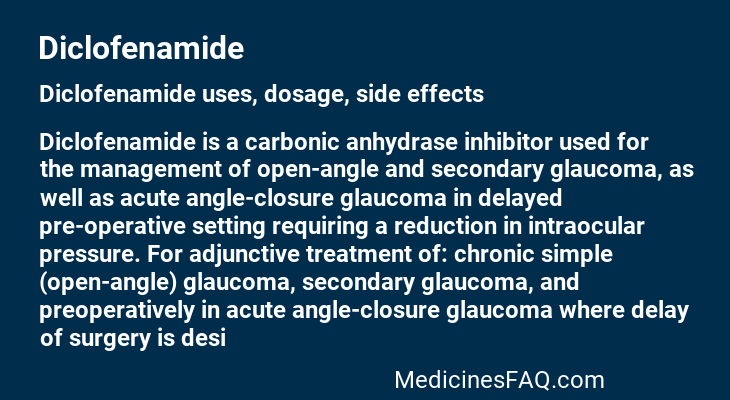 Diclofenamide