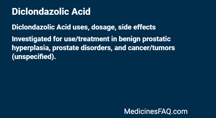 Diclondazolic Acid