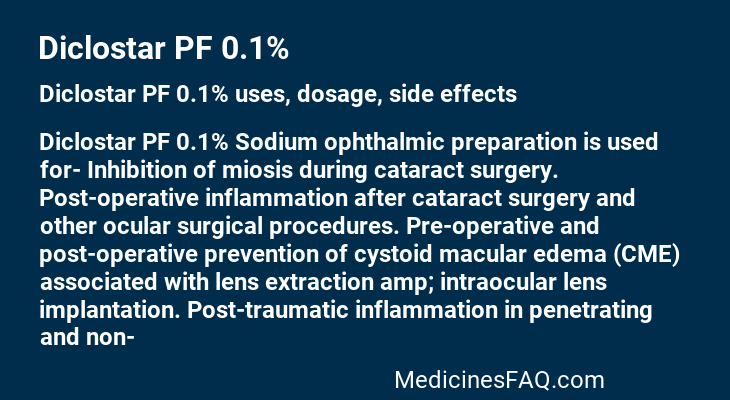 Diclostar PF 0.1%