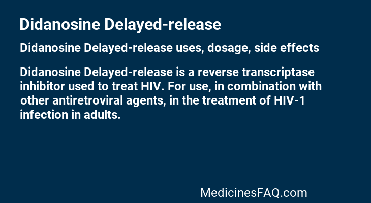 Didanosine Delayed-release