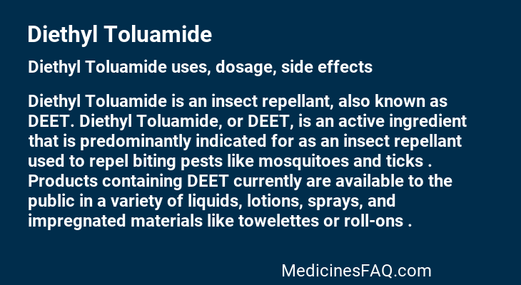 Diethyl Toluamide