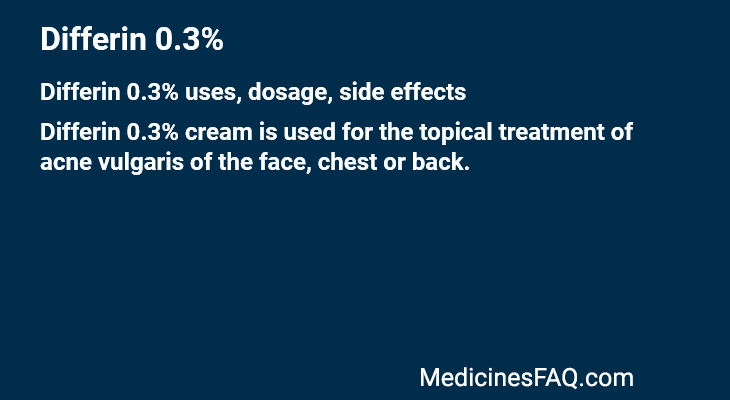 Differin 0.3%