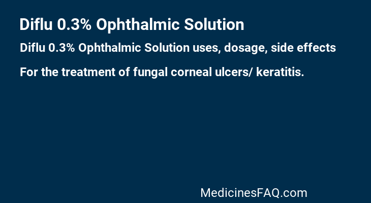 Diflu 0.3% Ophthalmic Solution